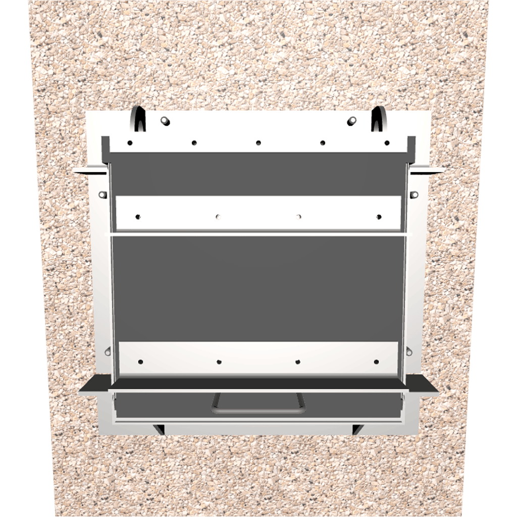 3D Model of 451 Flap Gate Square