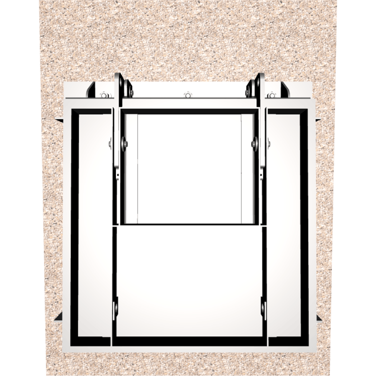 3D Model of 452 Flap Gate Square