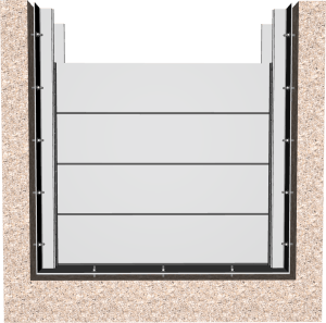 3D Model of 510 Aluminum Stop Log