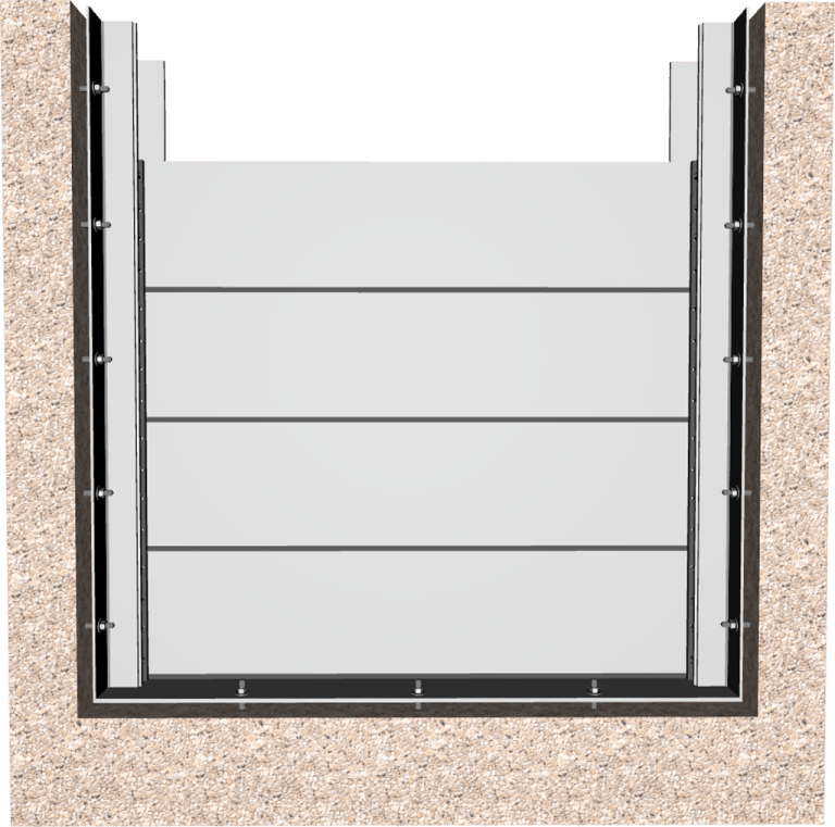 3D Model of 510 Aluminum Stop Log