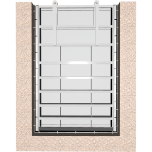 3D Model of 519-C Aluminum Bulkhead Gate