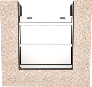 3D Model of 501 Aluminum Embedded Stop Gate