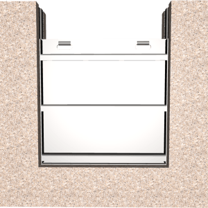 3D Model of 501 Aluminum Embedded Stop Gate