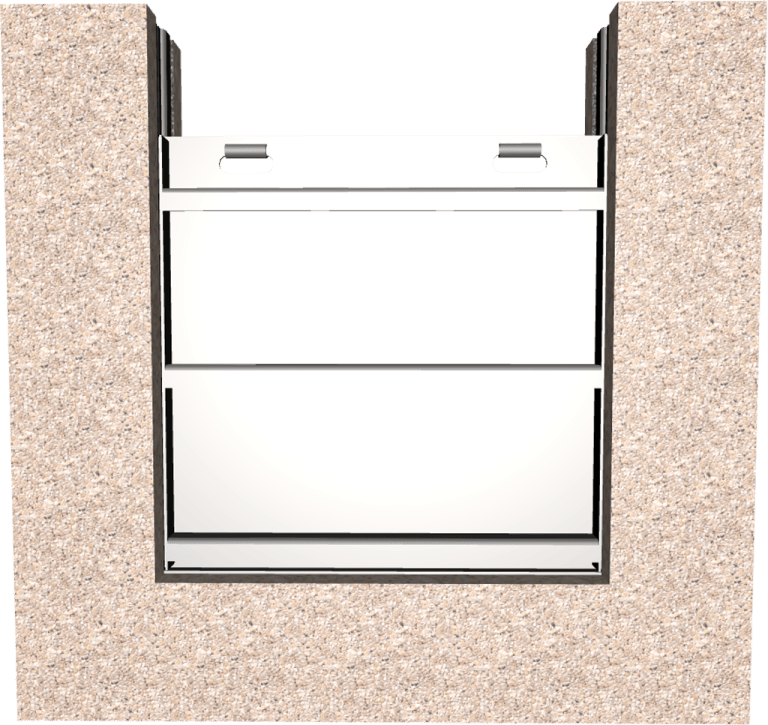 3D Model of 501 Aluminum Embedded Stop Gate