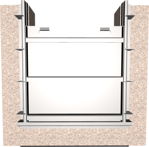 3D Model of 503 Aluminum Wall Mounted Stop Gate
