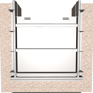 3D Model of 503 Aluminum Wall Mounted Stop Gate