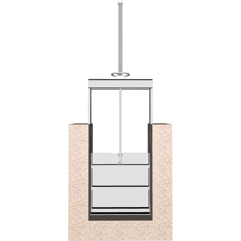 3D Model of 821 Aluminum Slide Gate