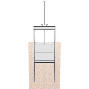 3D Model of 823-D Aluminum Slide Weir Gate