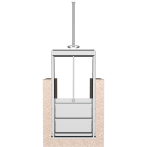 3D Model of 823 Aluminum Slide Gate