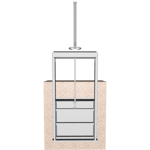 3D Model of 824 Aluminum Sluice Gate