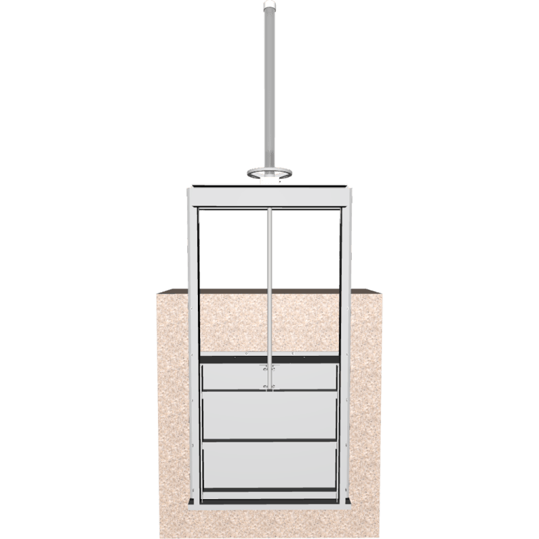 3D Model of 824 Aluminum Sluice Gate