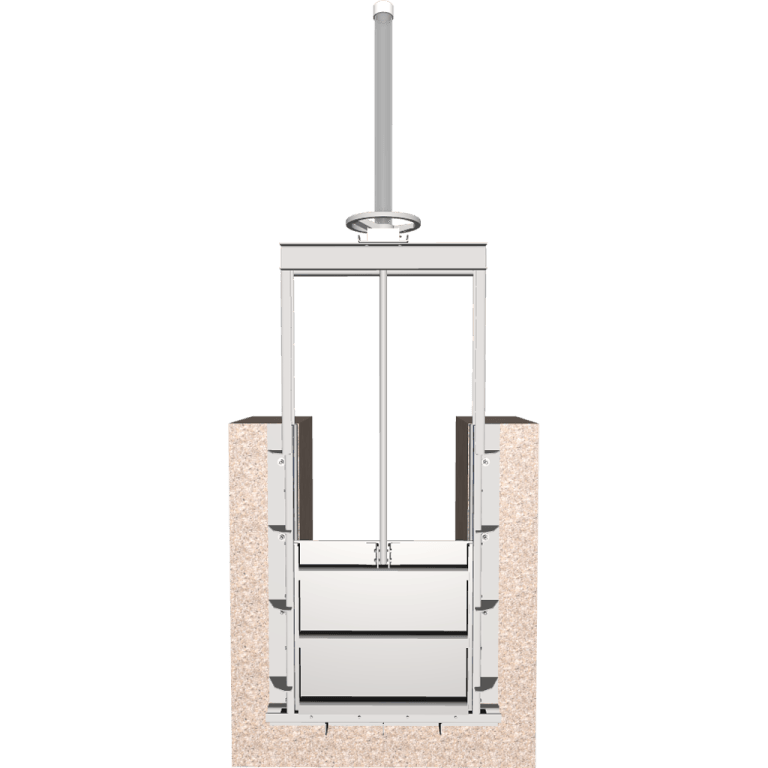 3D Image of 933 Stainless Steel Slide Gate