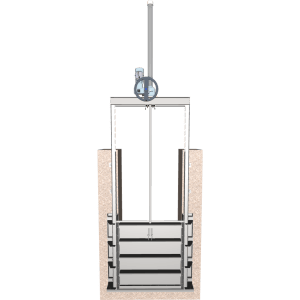 3D Image of 953 Stainless Steel Sluice Gate 2