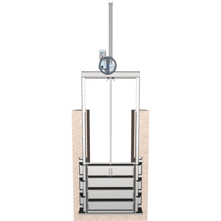3D Image of 953 Stainless Steel Sluice Gate 2