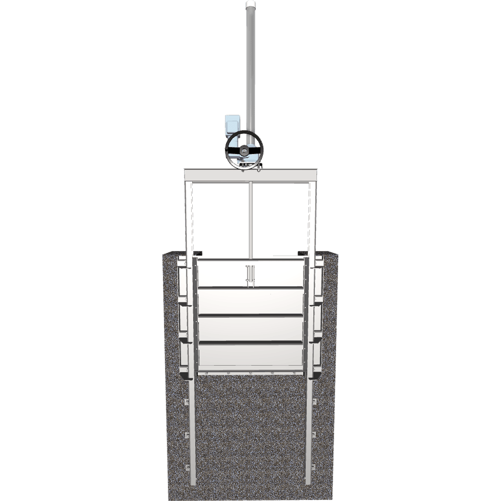 iebito すべり台 953-D – Heavy-Duty Weir 950 Slide Gate - Whipps, INC