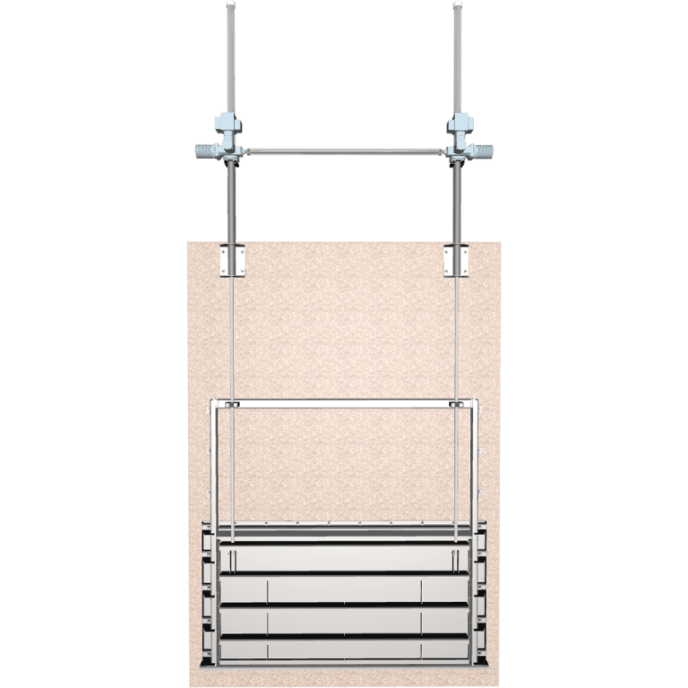 3D Model of 955-I Stainless Steel Sluice Gate & Pedestal 2