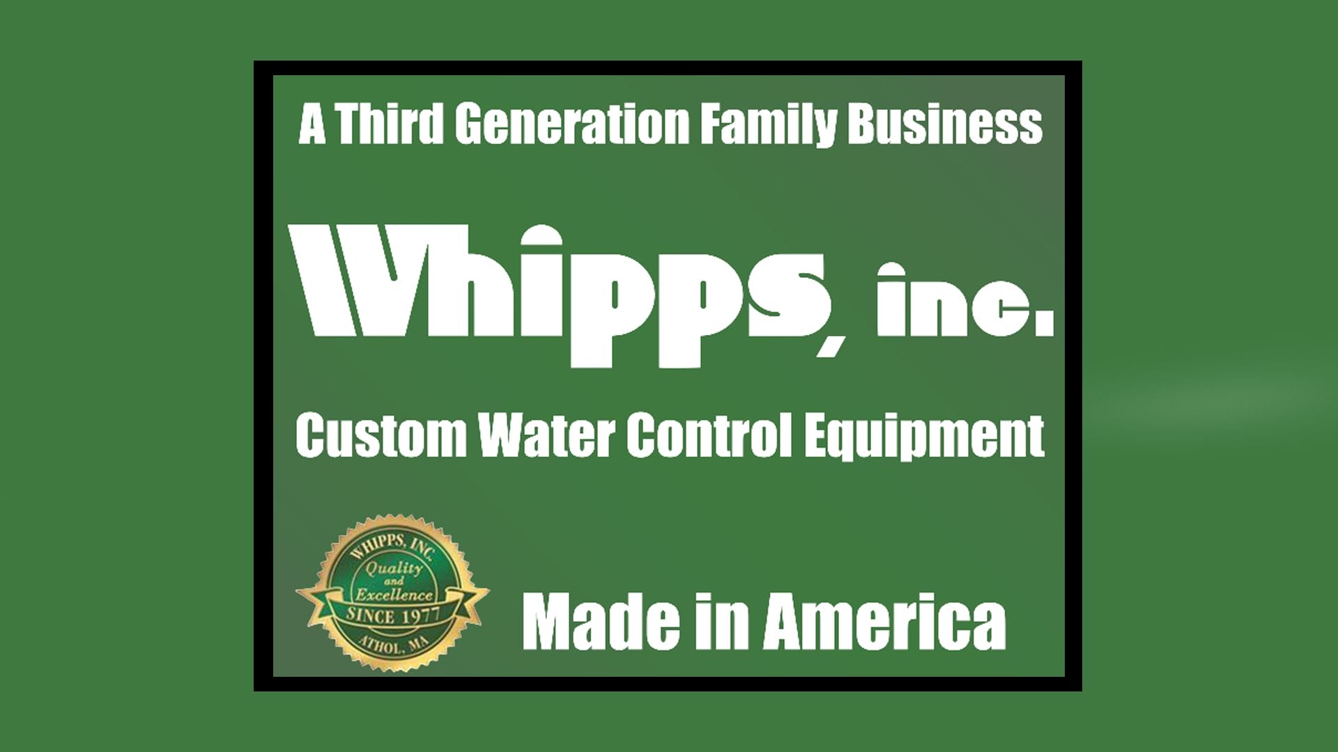 Whipps, Inc. booth at WEFTEC showcasing water control equipment