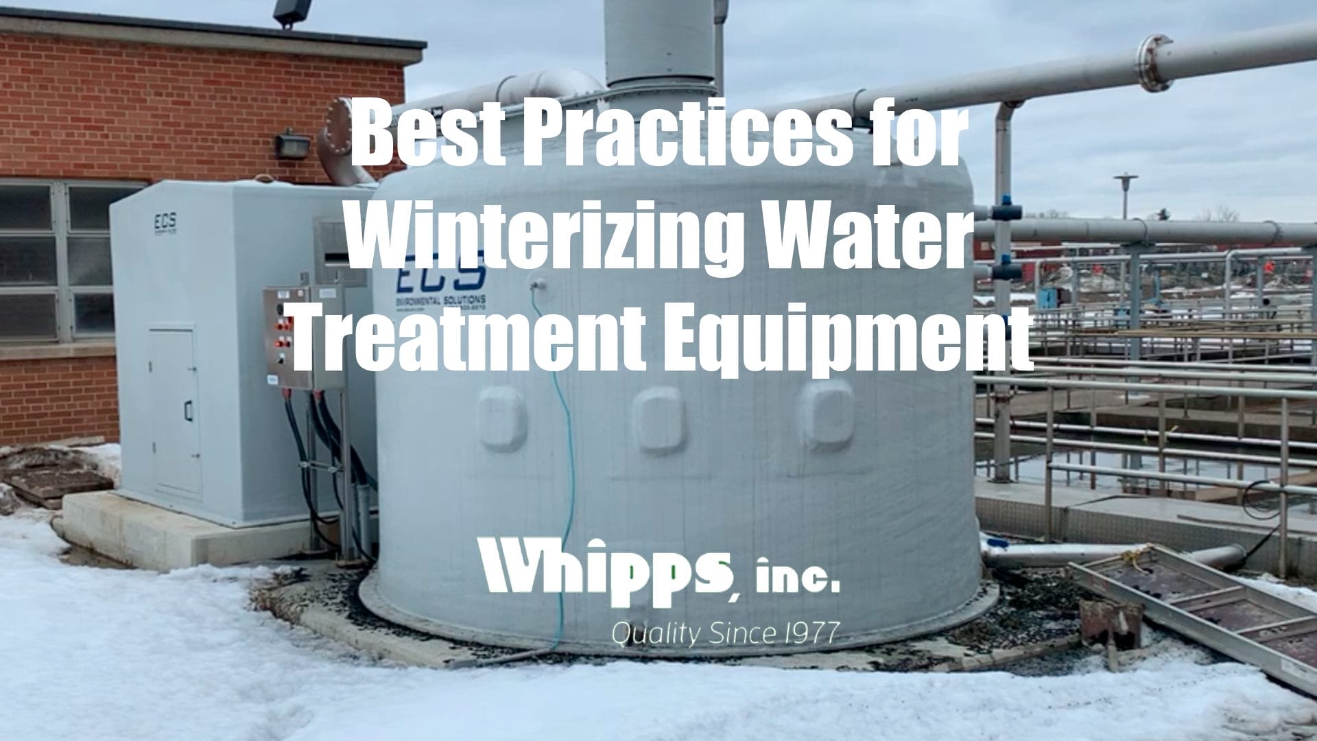Why Winterizing Water Treatment Equipment is Important