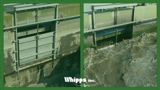 How to measure the success of flood control systems like in the photo.