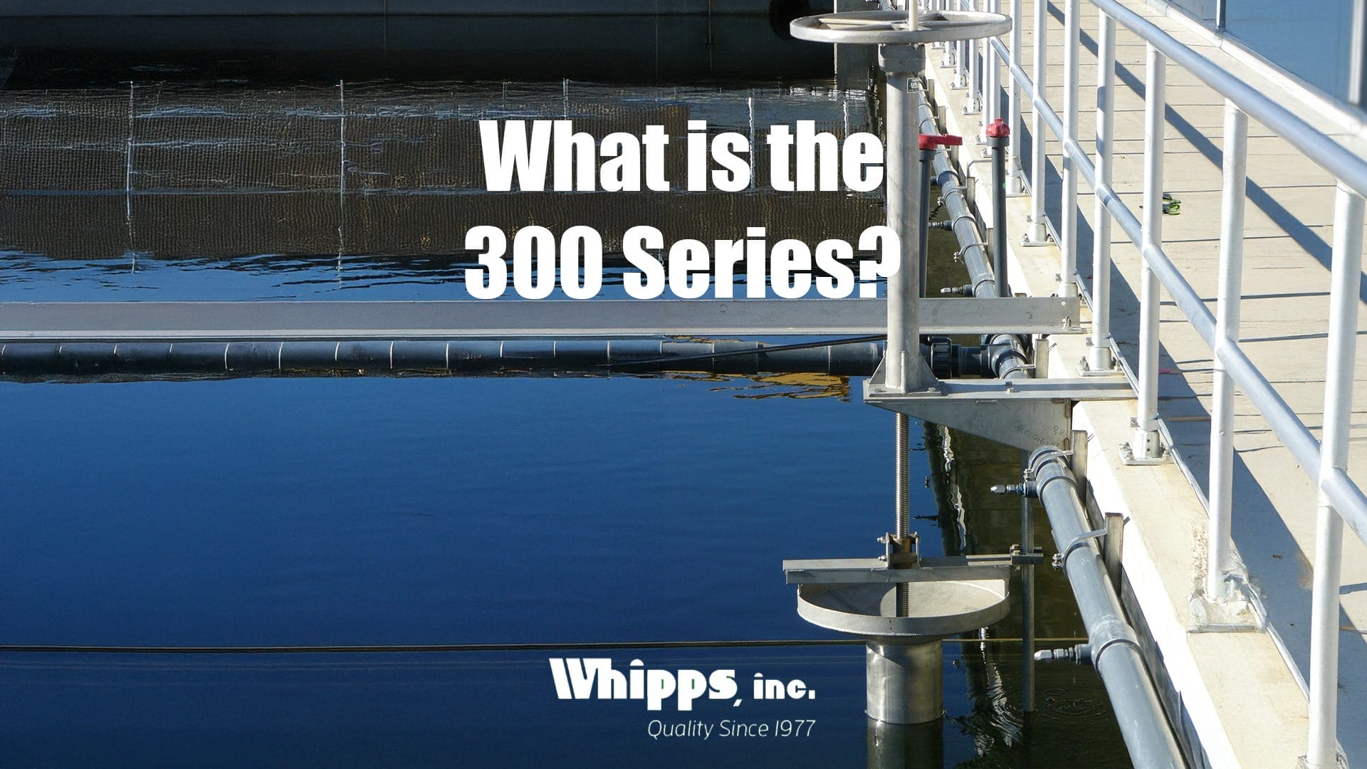 Industrial water control equipment showcasing a resilient telescoping valve from Whipps, Inc.'s 300 Series