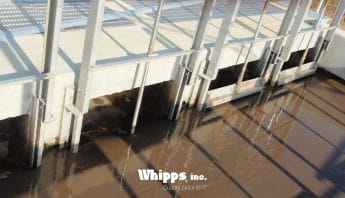 Durable and corrosion-resistant, Whipps slide gates maintain smooth operation in turbulent wastewater environments.