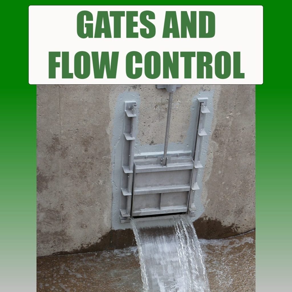 Whipps, inc. sluice gates and other gates for flow control