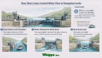 Water Control Equipment for Navigation Locks and Canals